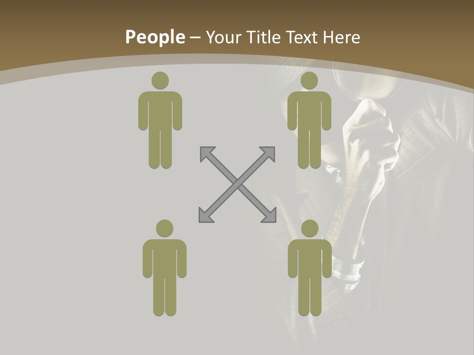 Think Develop Black PowerPoint Template