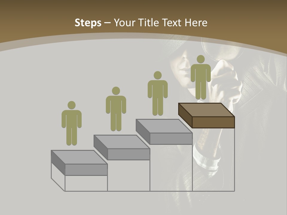 Think Develop Black PowerPoint Template