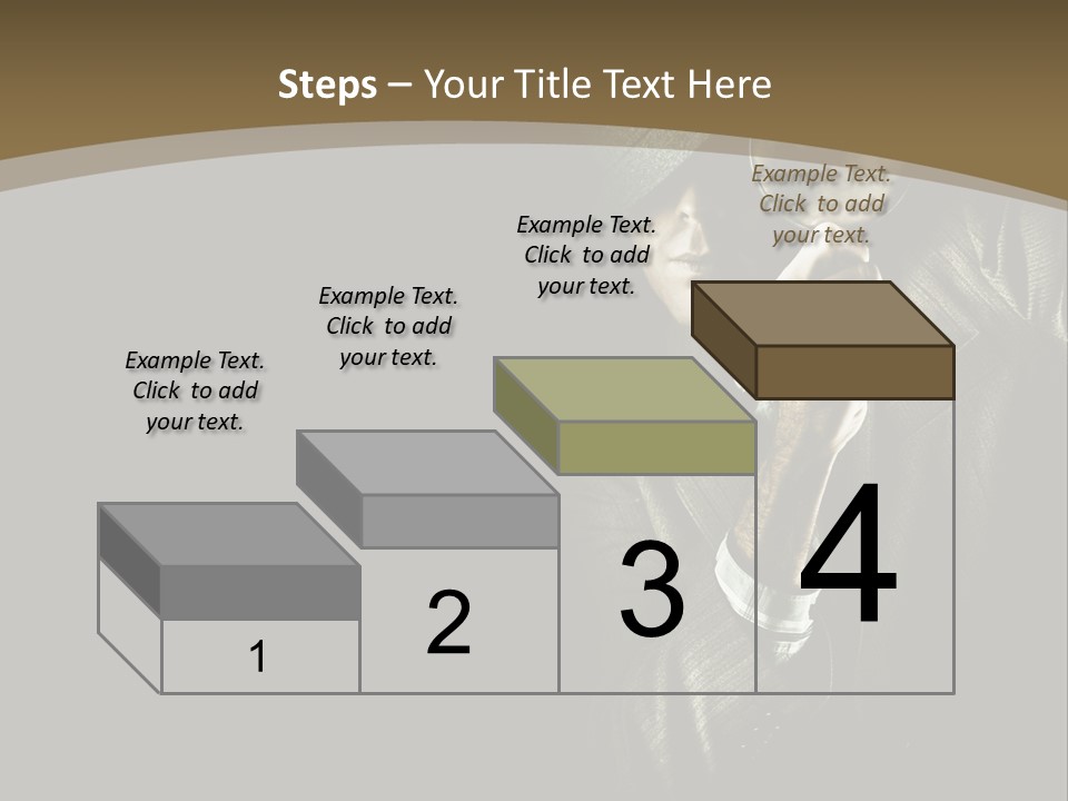 Think Develop Black PowerPoint Template