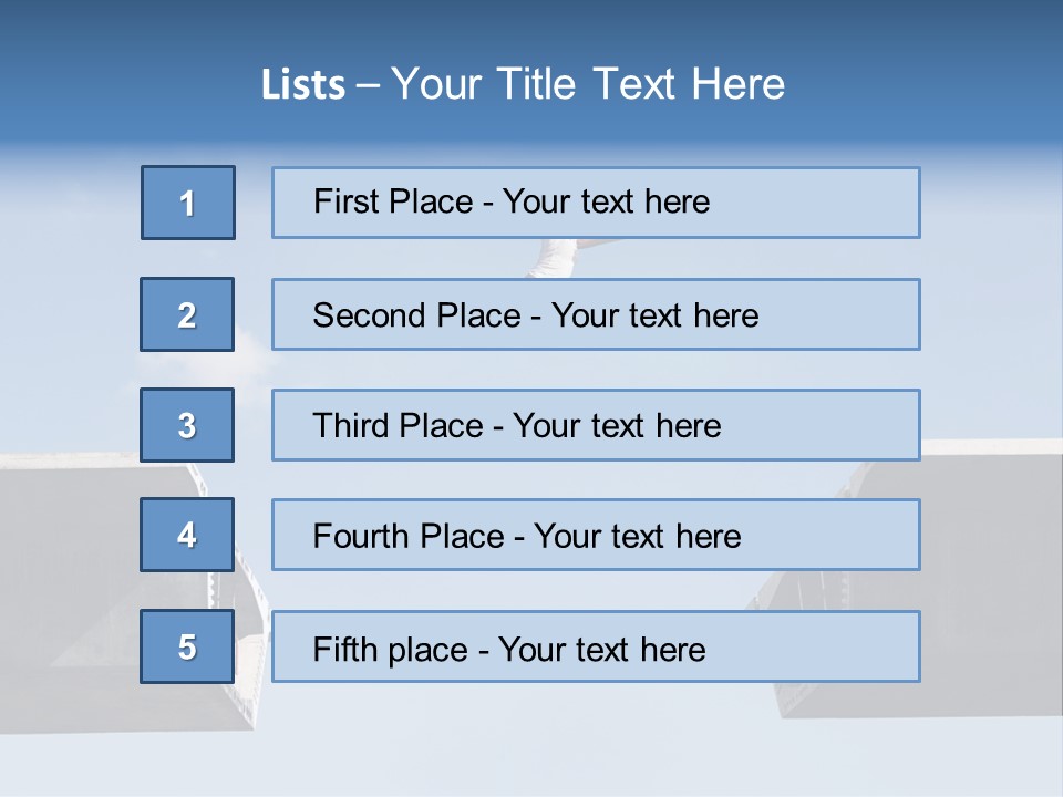 Woman Freedom Cloud PowerPoint Template