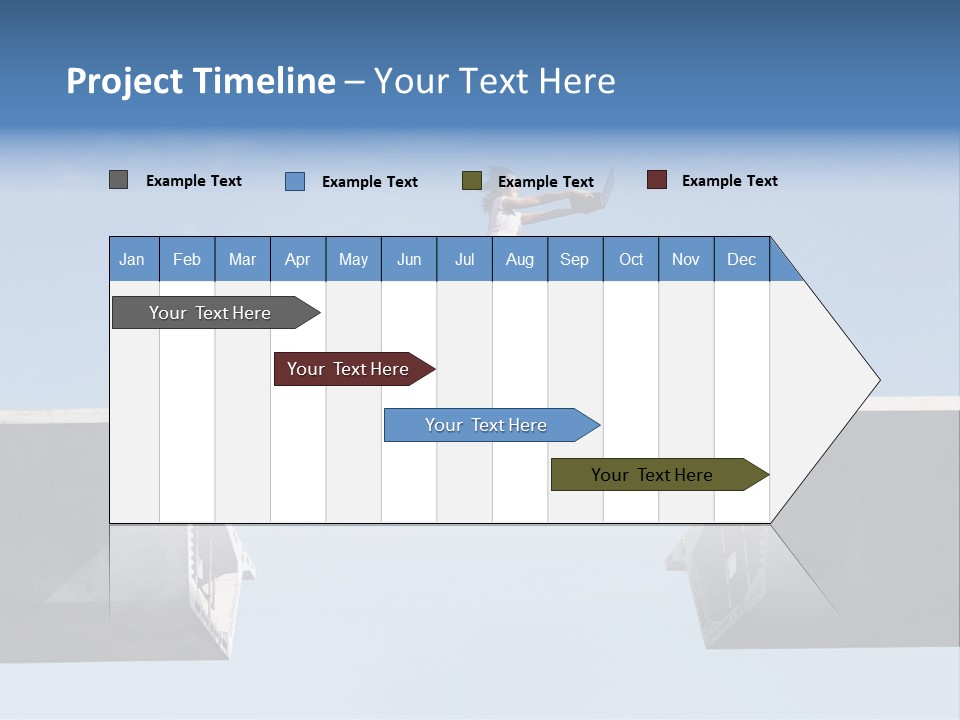 Woman Freedom Cloud PowerPoint Template