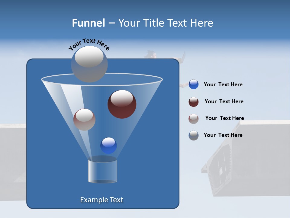 Woman Freedom Cloud PowerPoint Template
