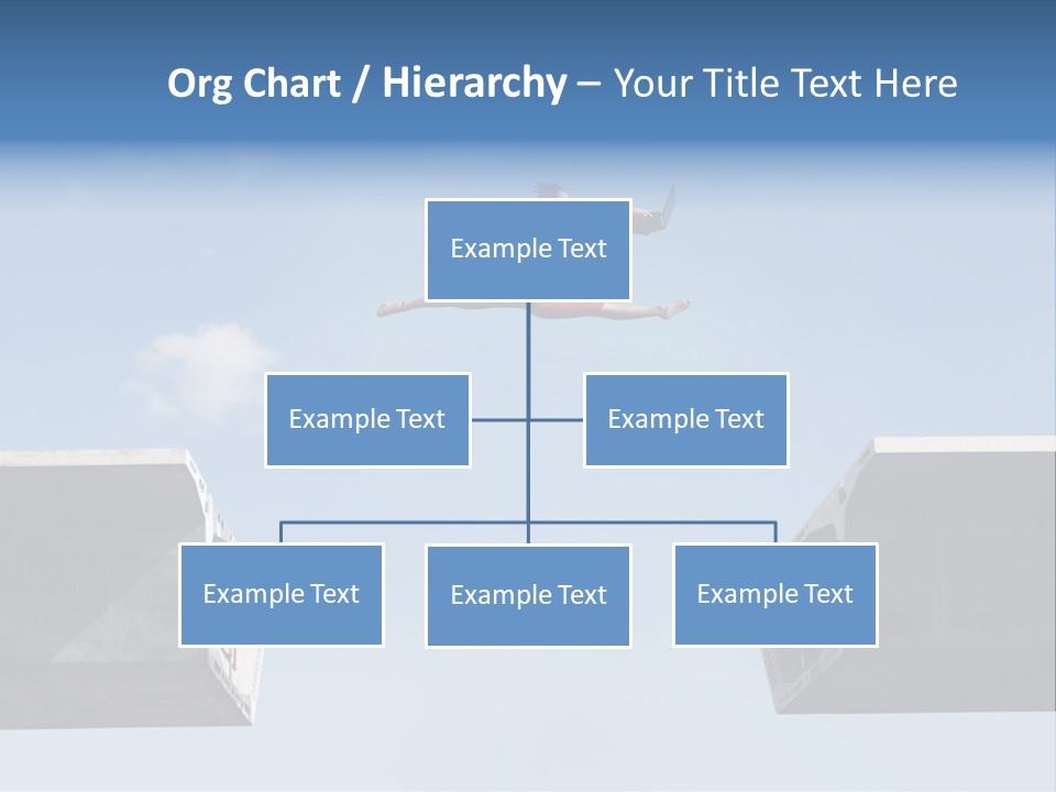 Woman Freedom Cloud PowerPoint Template
