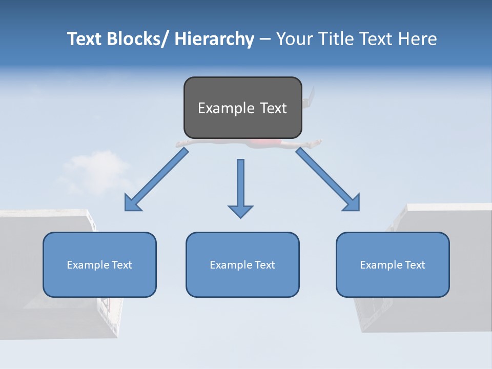 Woman Freedom Cloud PowerPoint Template