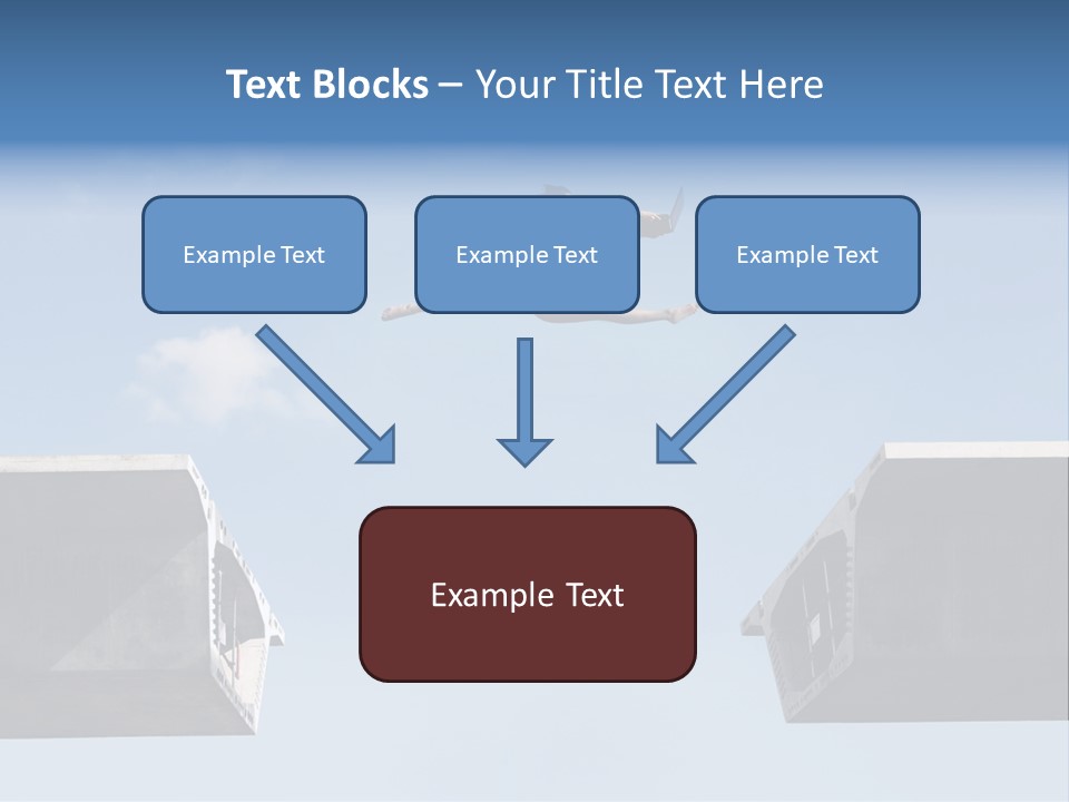 Woman Freedom Cloud PowerPoint Template