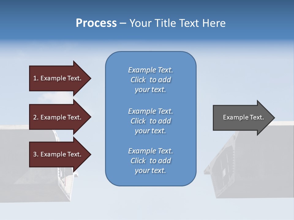 Woman Freedom Cloud PowerPoint Template