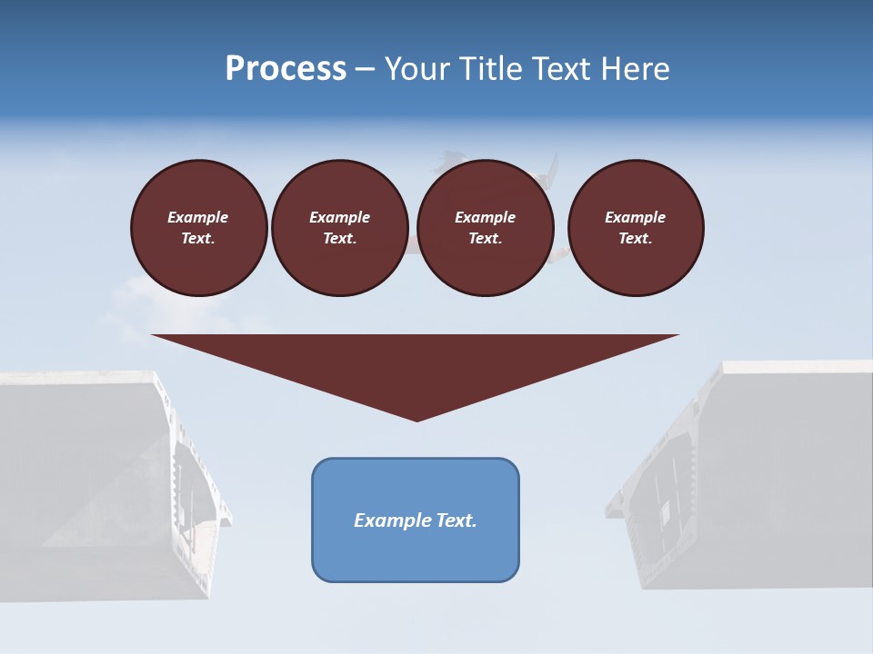 Woman Freedom Cloud PowerPoint Template