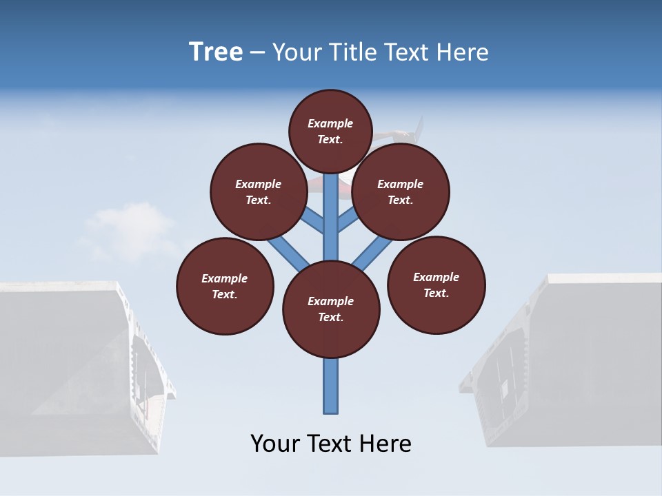 Woman Freedom Cloud PowerPoint Template