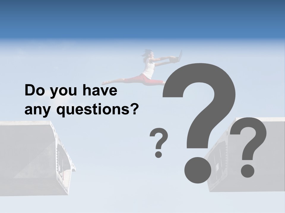 Woman Freedom Cloud PowerPoint Template