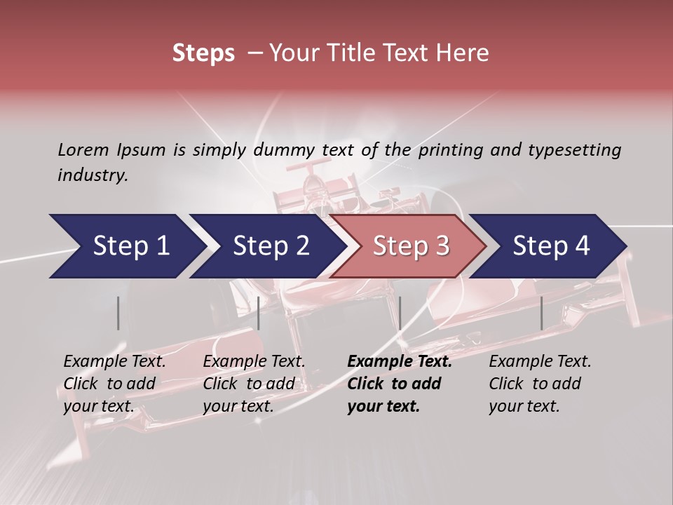 Auto Sport Vehicle PowerPoint Template