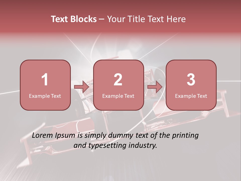 Auto Sport Vehicle PowerPoint Template
