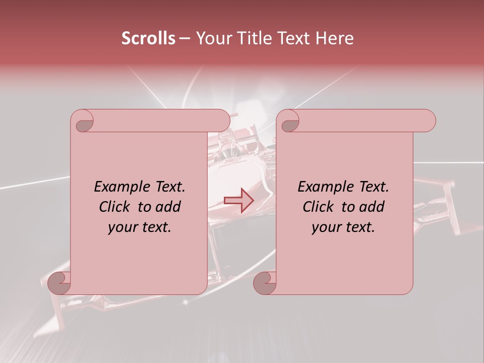 Auto Sport Vehicle PowerPoint Template