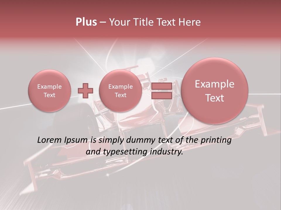 Auto Sport Vehicle PowerPoint Template