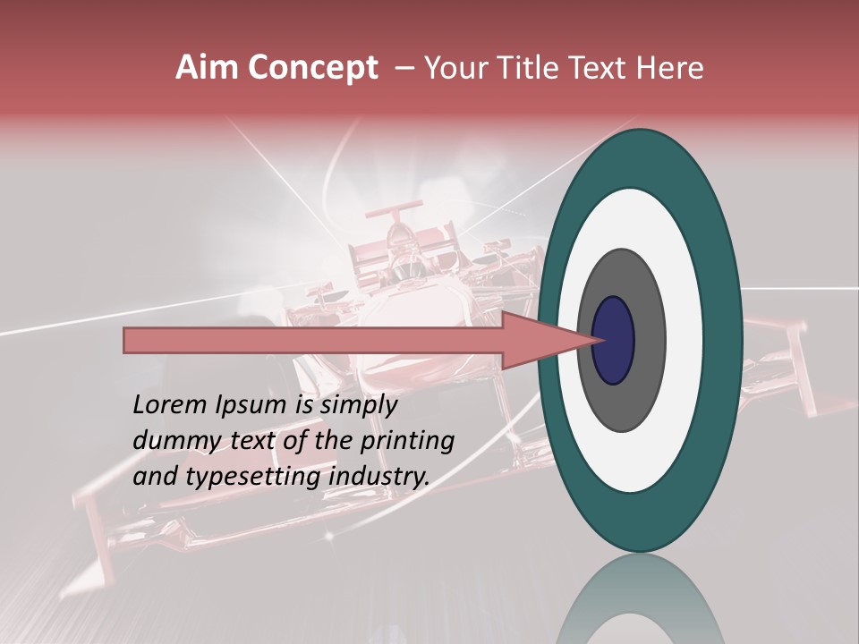 Auto Sport Vehicle PowerPoint Template