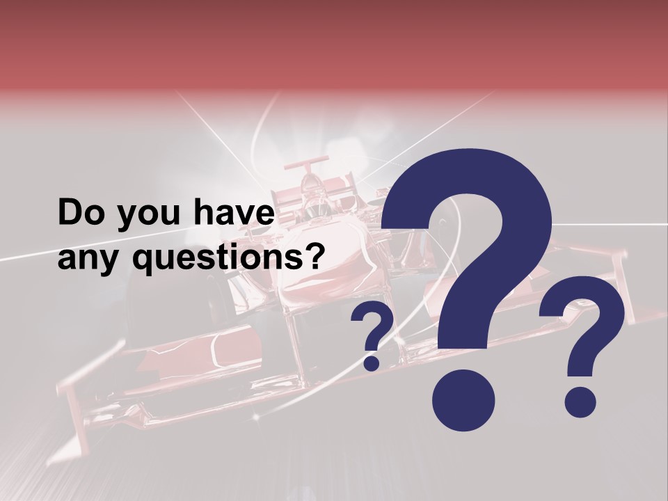 Auto Sport Vehicle PowerPoint Template