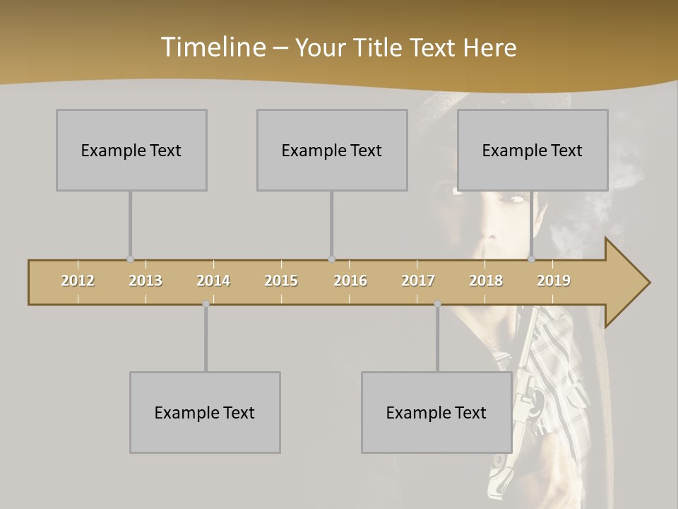 Holding Man Hitman PowerPoint Template