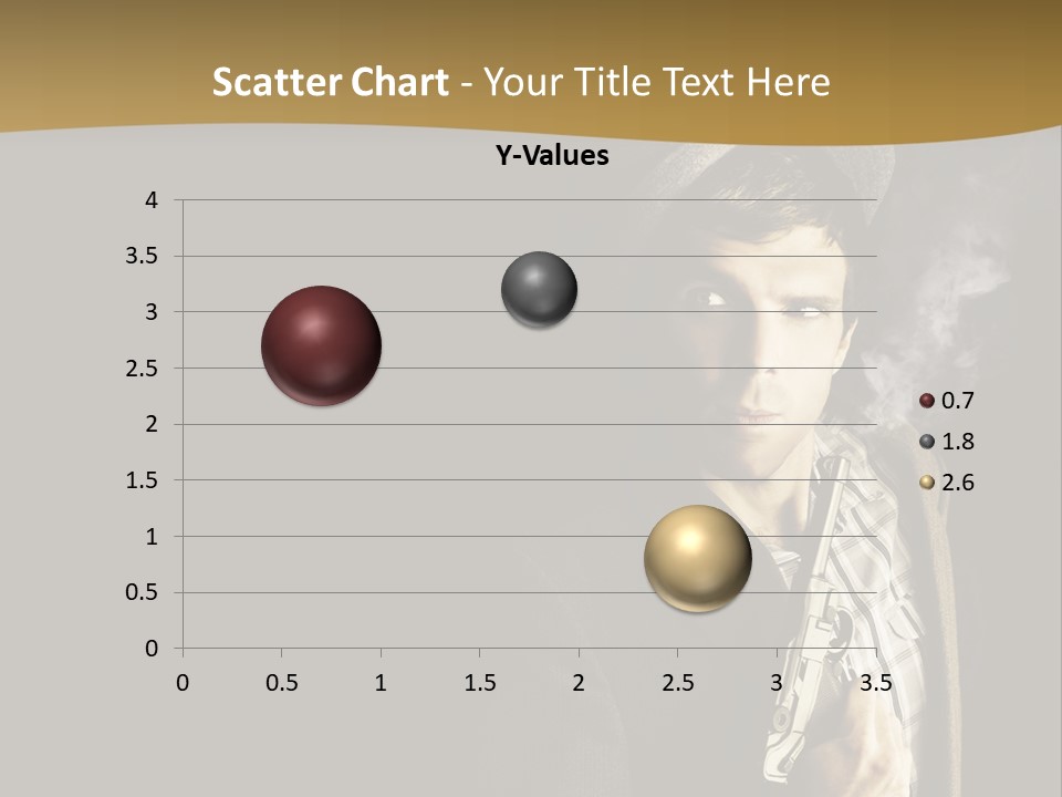 Holding Man Hitman PowerPoint Template