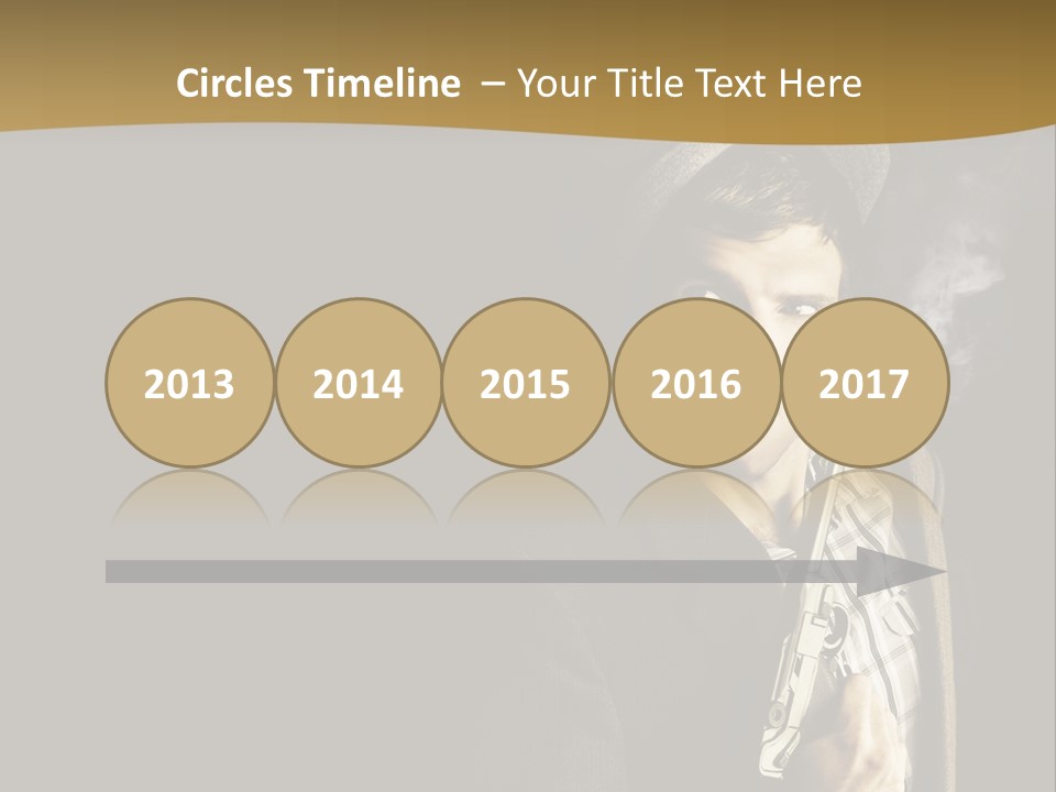 Holding Man Hitman PowerPoint Template