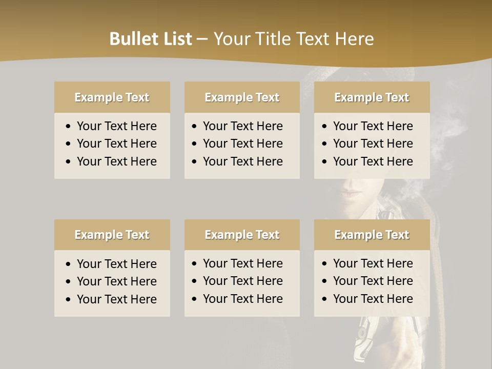 Holding Man Hitman PowerPoint Template