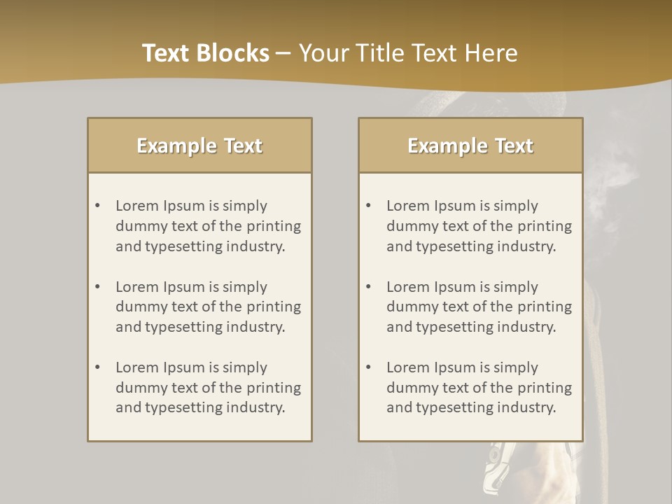 Holding Man Hitman PowerPoint Template