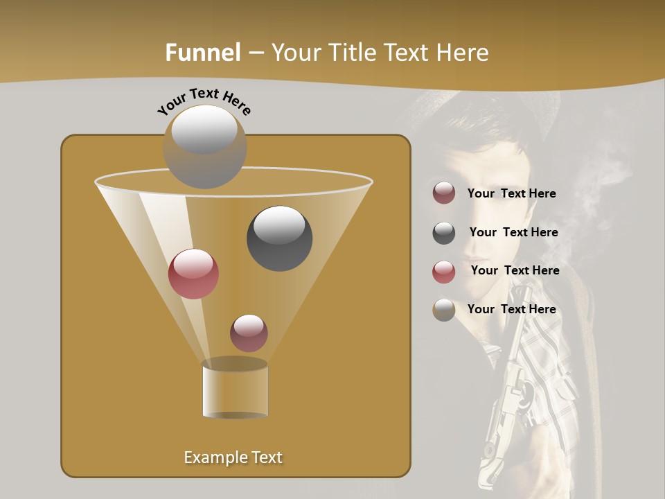 Holding Man Hitman PowerPoint Template
