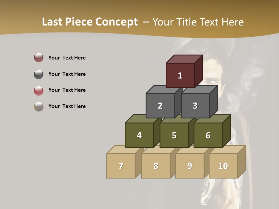 Holding Man Hitman PowerPoint Template