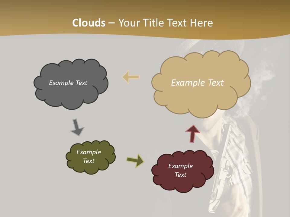 Holding Man Hitman PowerPoint Template