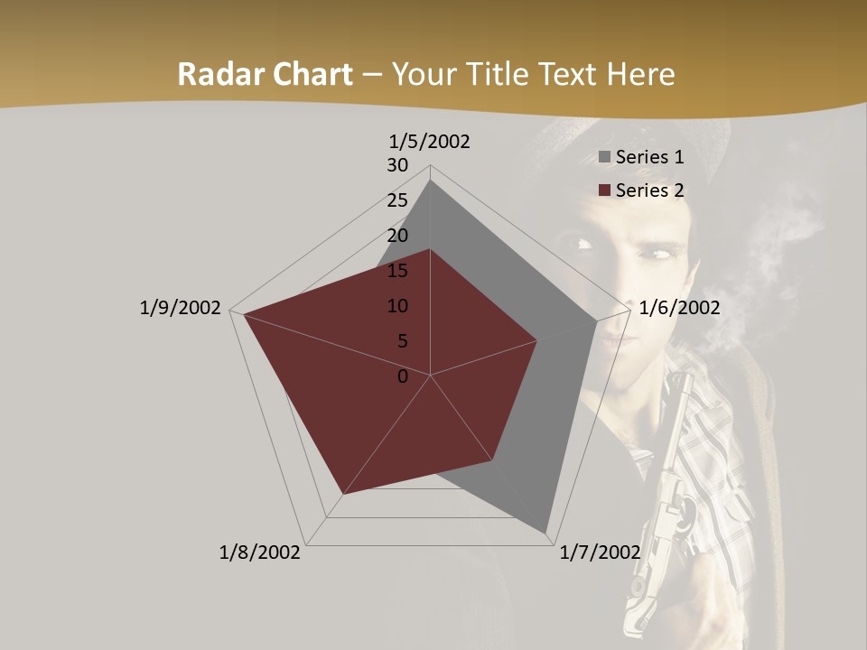 Holding Man Hitman PowerPoint Template