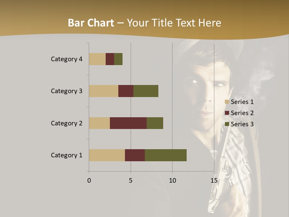 Holding Man Hitman PowerPoint Template