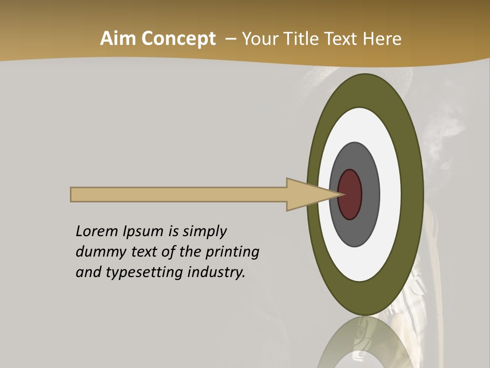 Holding Man Hitman PowerPoint Template