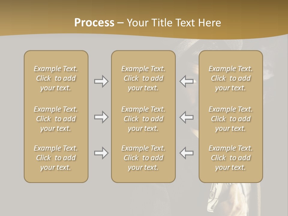 Holding Man Hitman PowerPoint Template