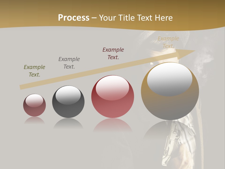 Holding Man Hitman PowerPoint Template