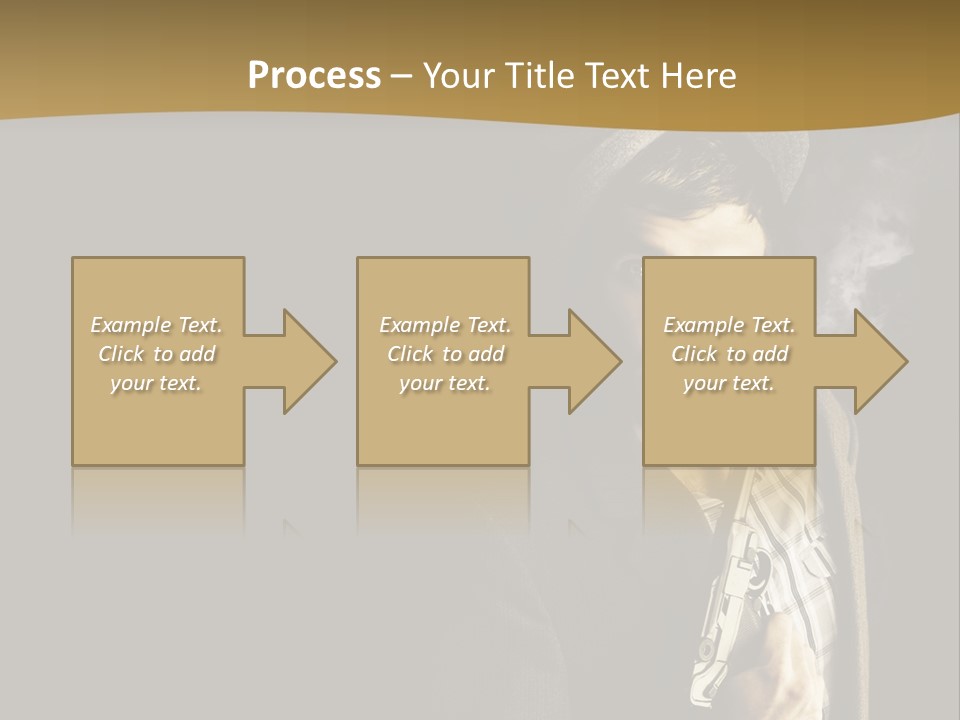Holding Man Hitman PowerPoint Template