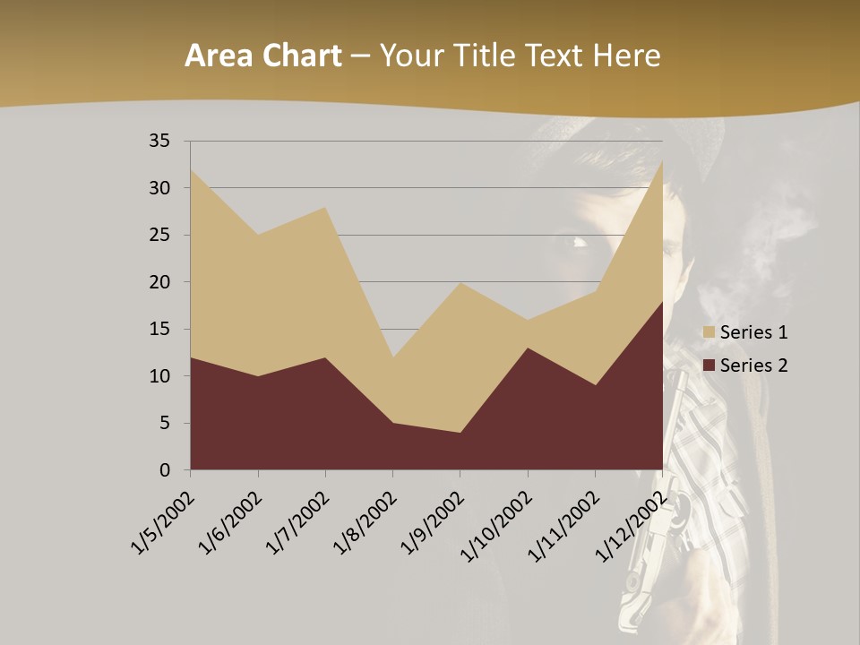 Holding Man Hitman PowerPoint Template