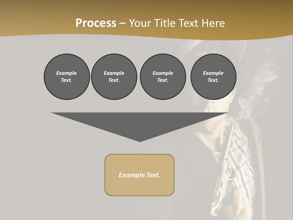 Holding Man Hitman PowerPoint Template
