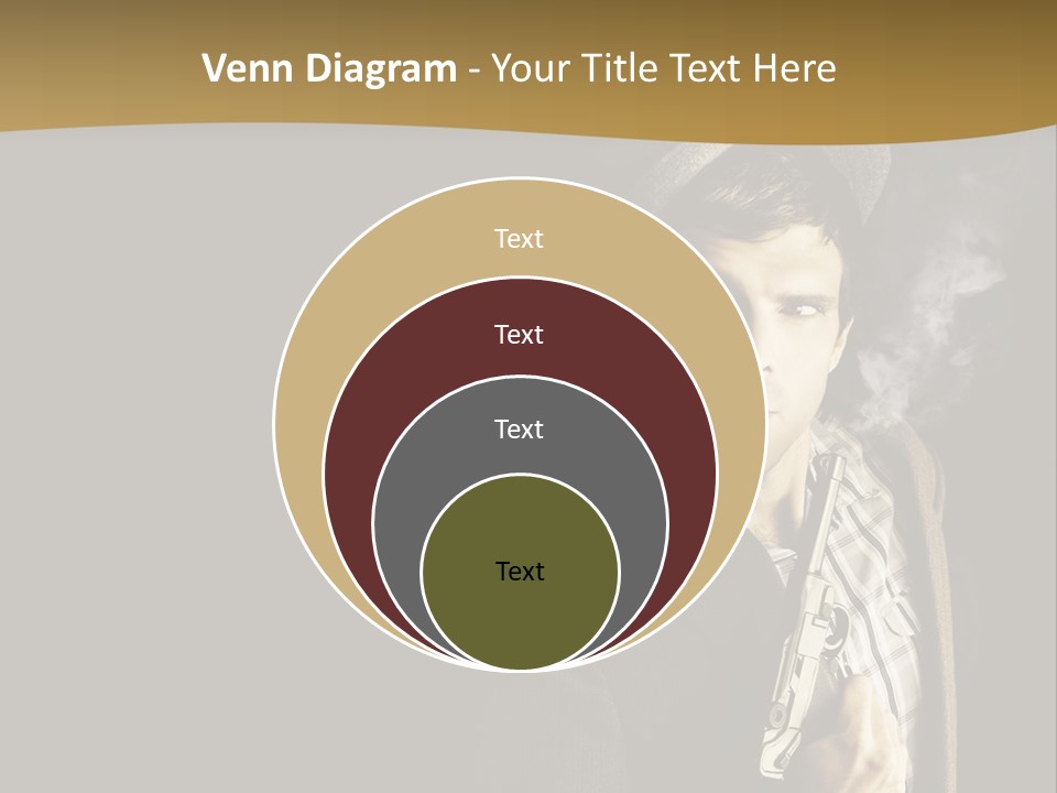 Holding Man Hitman PowerPoint Template