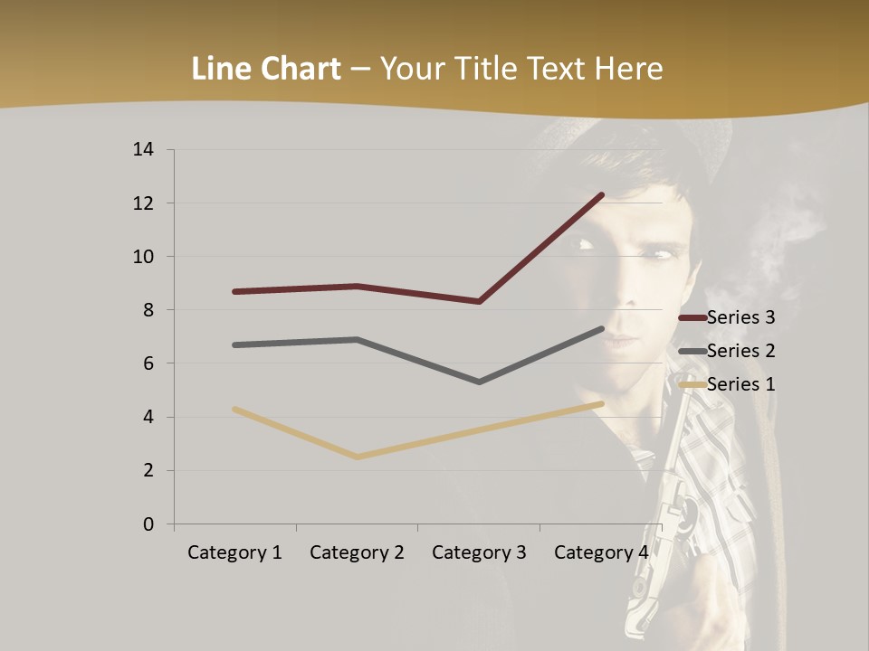 Holding Man Hitman PowerPoint Template