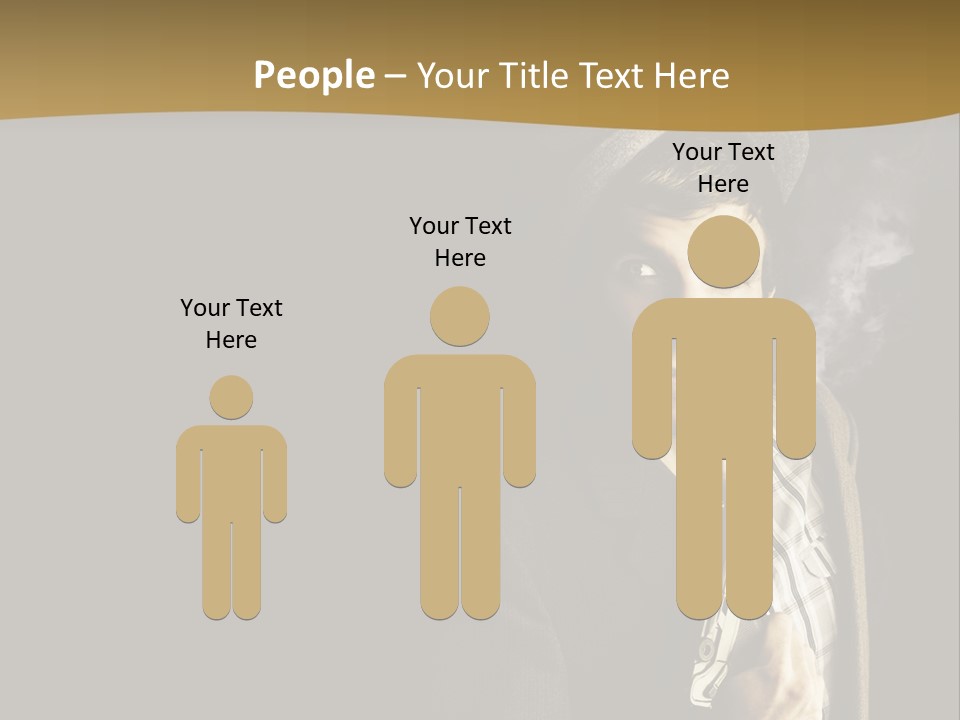 Holding Man Hitman PowerPoint Template