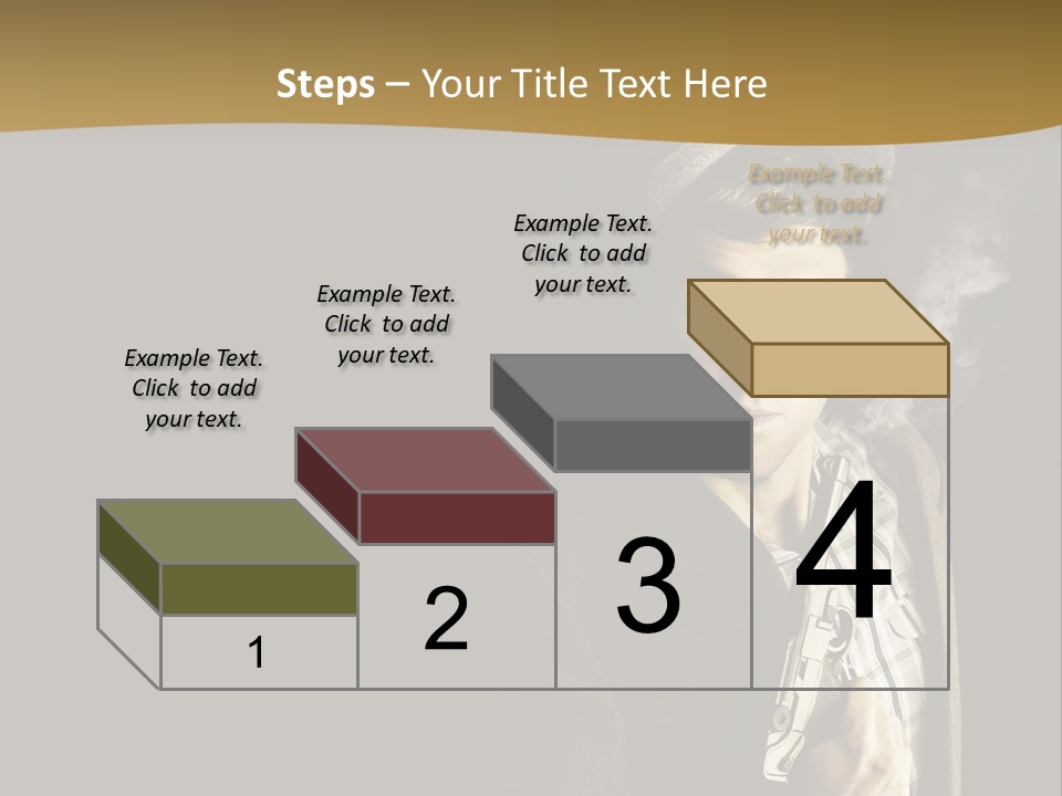 Holding Man Hitman PowerPoint Template