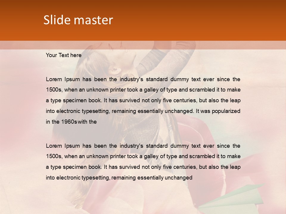 Love Childhood Little PowerPoint Template