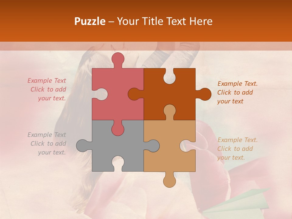 Love Childhood Little PowerPoint Template