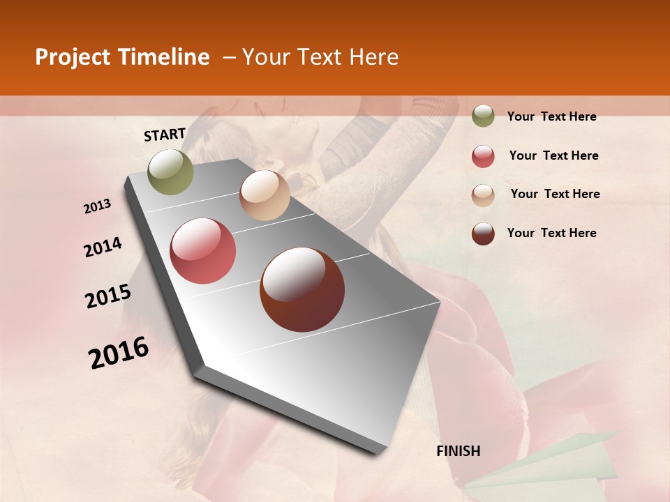 Love Childhood Little PowerPoint Template