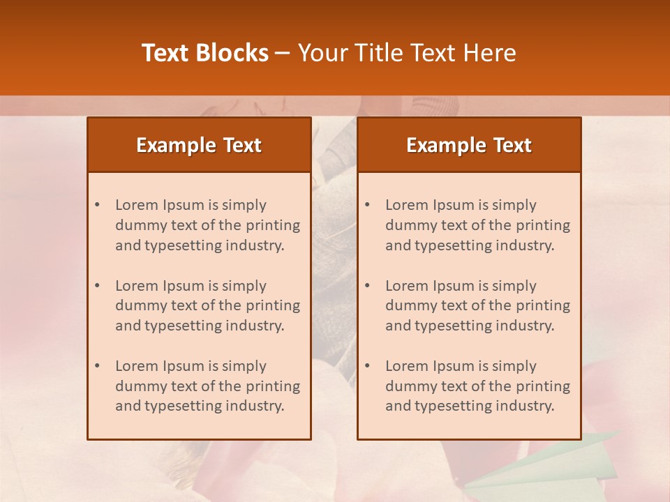 Love Childhood Little PowerPoint Template