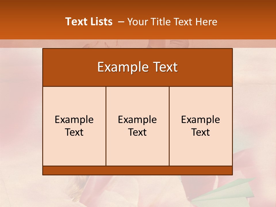 Love Childhood Little PowerPoint Template