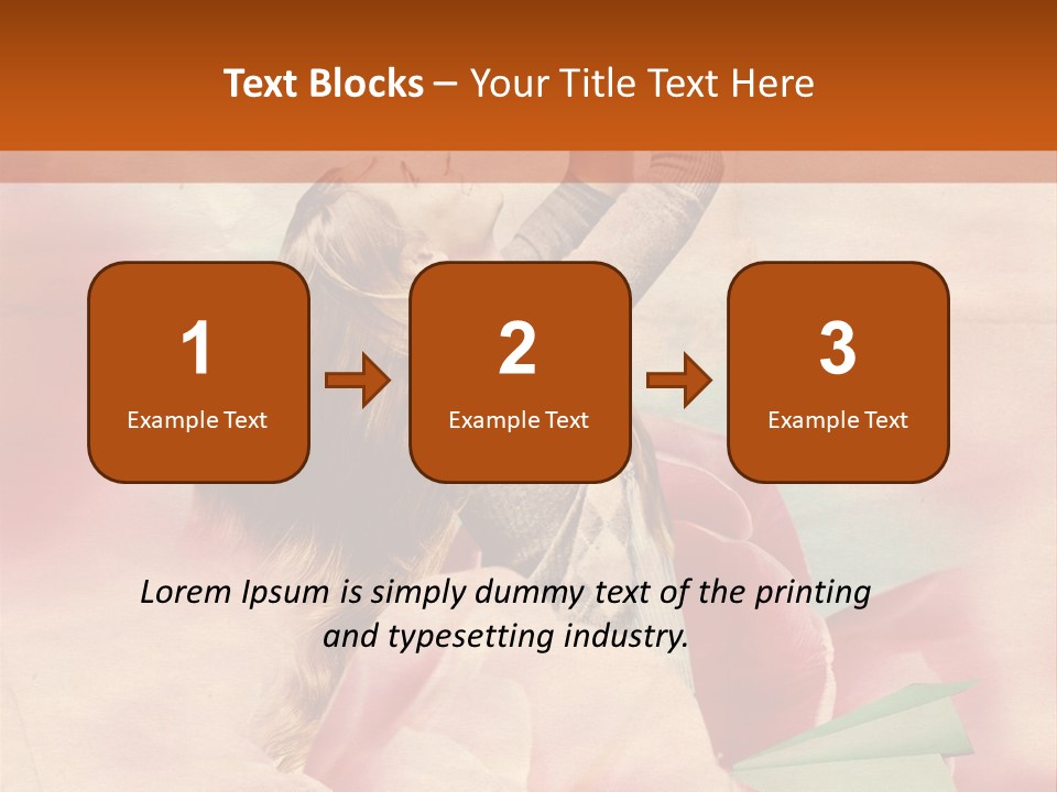 Love Childhood Little PowerPoint Template