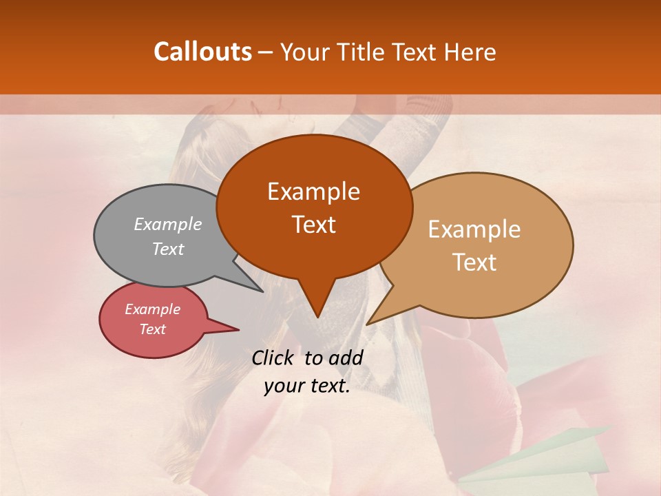 Love Childhood Little PowerPoint Template