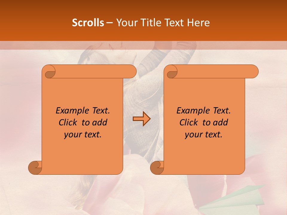 Love Childhood Little PowerPoint Template