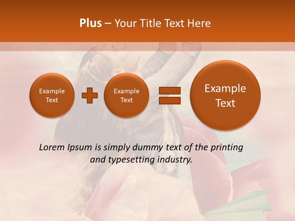 Love Childhood Little PowerPoint Template