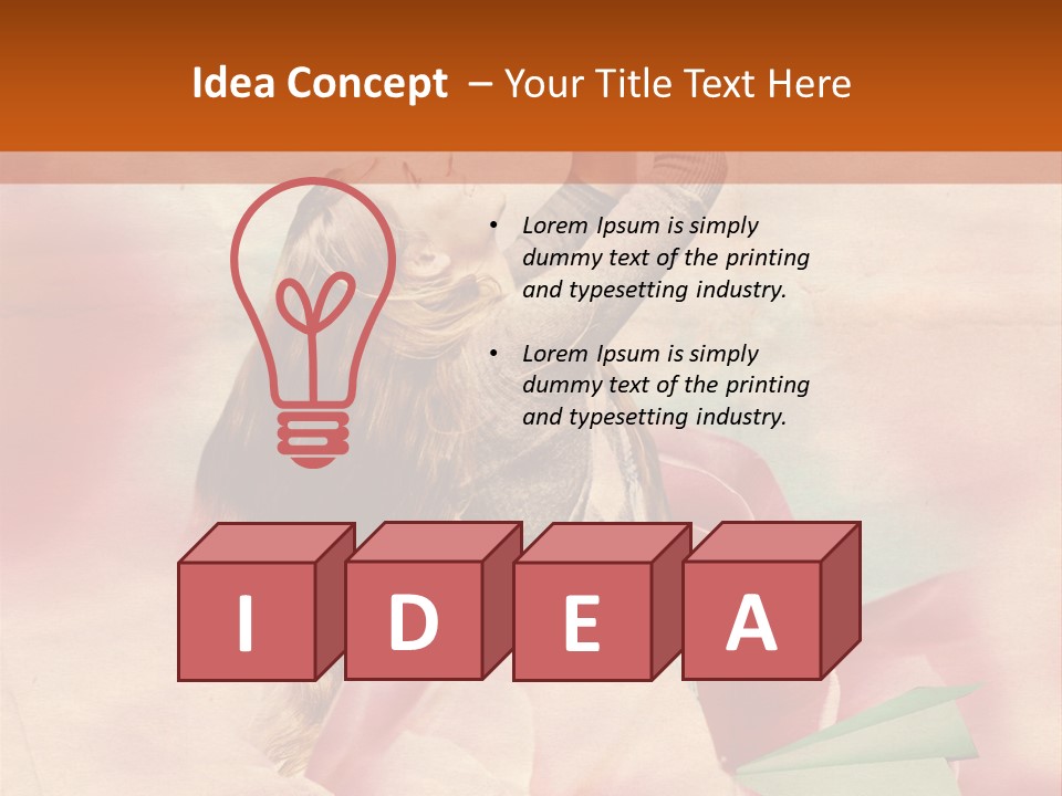 Love Childhood Little PowerPoint Template