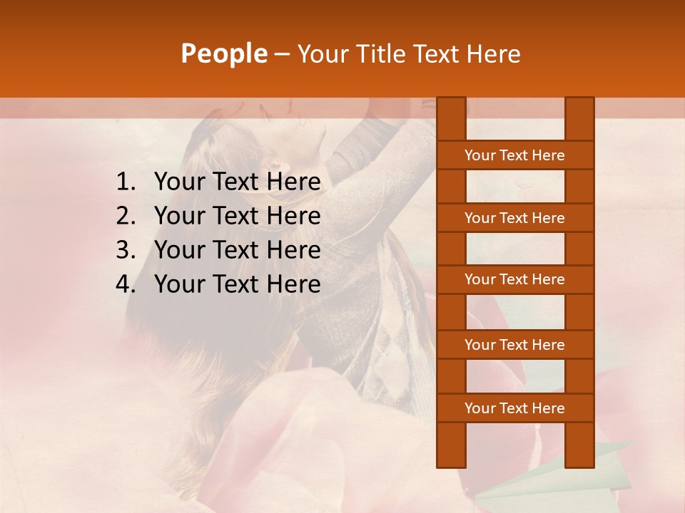 Love Childhood Little PowerPoint Template